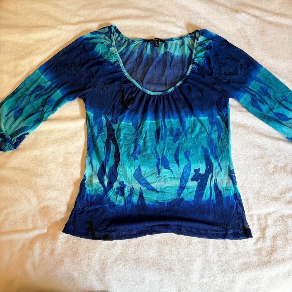 VINTAGE Y2K MESH EXPRESS TOP